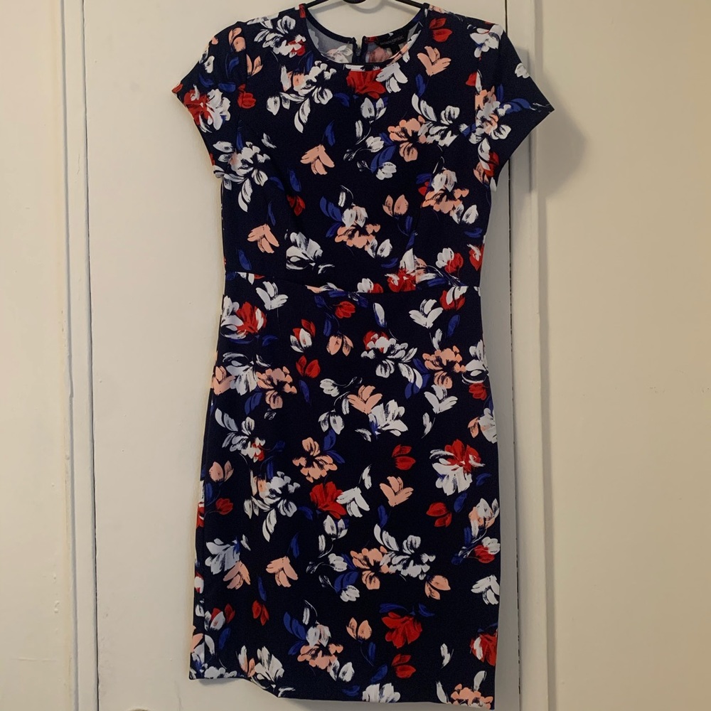 Banana Republic Navy Flower Dress